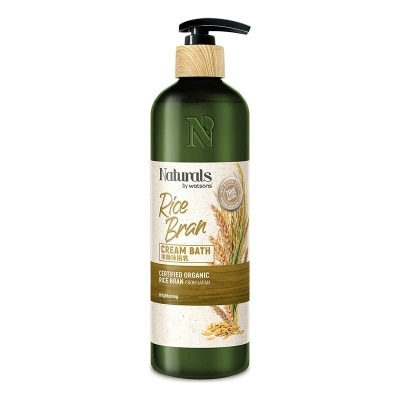 NATURALS BY WS Naturals by Watsons Rice Bran Cream Bath 490Ml Naturals by Watsons