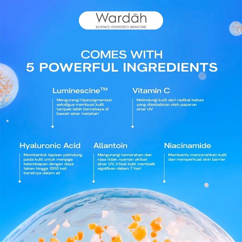 UV Shield Bright-C Hydrating Sunscreen Serum SPF 35 PA+++ with Ultra ThinVeil Technology 40ml