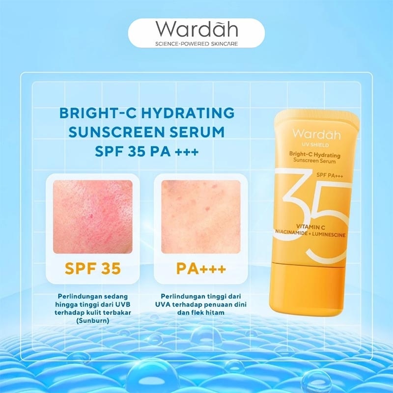 UV Shield Bright-C Hydrating Sunscreen Serum SPF 35 PA+++ with Ultra ThinVeil Technology 40ml