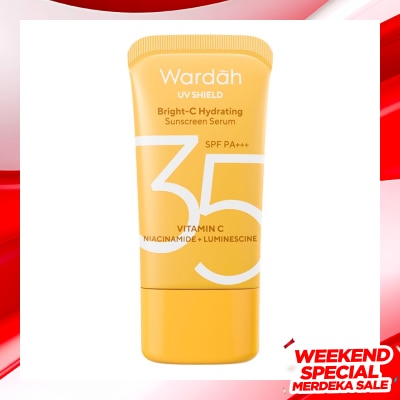 WARDAH Wardah UV Shield Bright-C Hydrating Sunscreen Serum SPF35 PA+++ 40ml