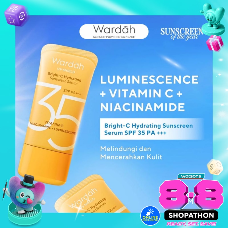 UV Shield Bright-C Hydrating Sunscreen Serum SPF 35 PA+++ with Ultra ThinVeil Technology 40ml image