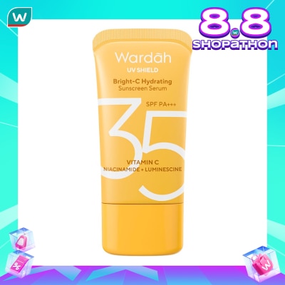 WARDAH Wardah UV Shield Bright-C Hydrating Sunscreen Serum SPF35 PA+++ 40ml