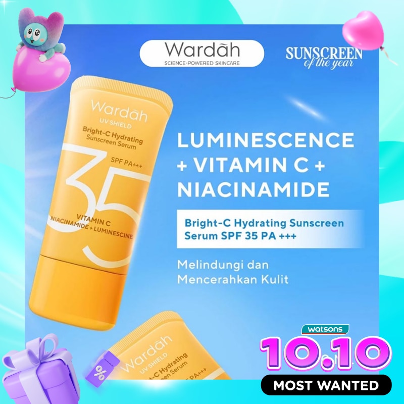 UV Shield Bright C Hydrating Sunscreen Serum SPF 35 PA+++ with Ultra ThinVeil Technology 40ml image