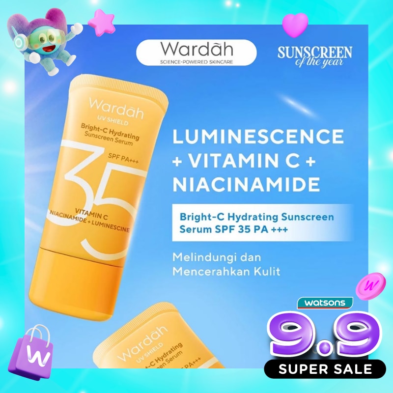 UV Shield Bright-C Hydrating Sunscreen Serum SPF 35 PA+++ with Ultra ThinVeil Technology 40ml image