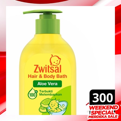ZWITSAL Zwitsal Baby Bath Natural 2 In 1 Hair & Body 300ml