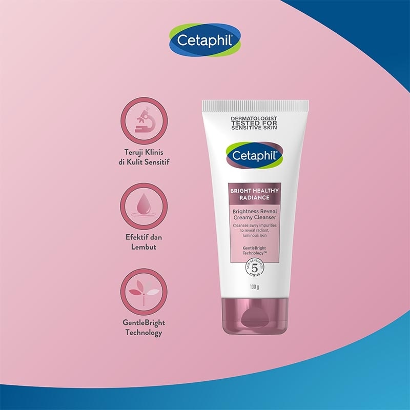 Cetaphil Bright Healthy Radiance Brightness Reveal Creamy Cleanser 100ml