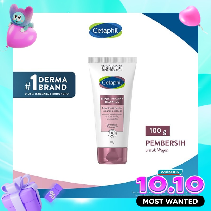 Cetaphil Bright Healthy Radiance Brightness Reveal Creamy Cleanser 100ml image