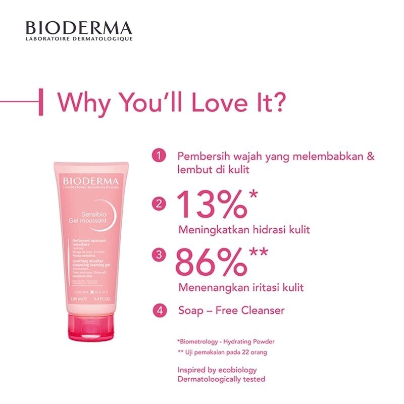 Bioderma Sensibio Gel Moussant 100ml