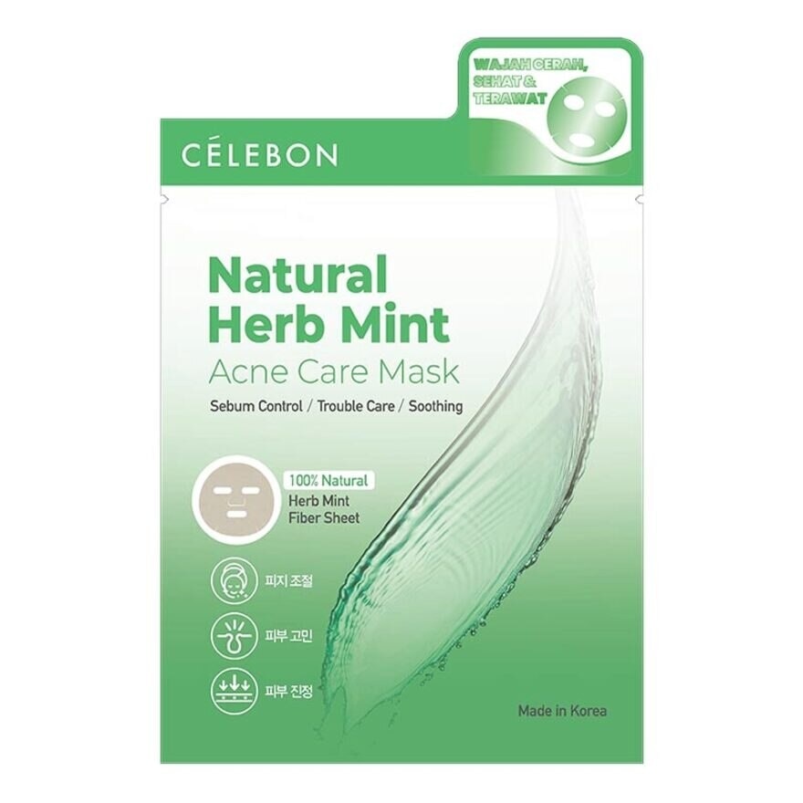 Natural Herb Mint Acne Care Mask