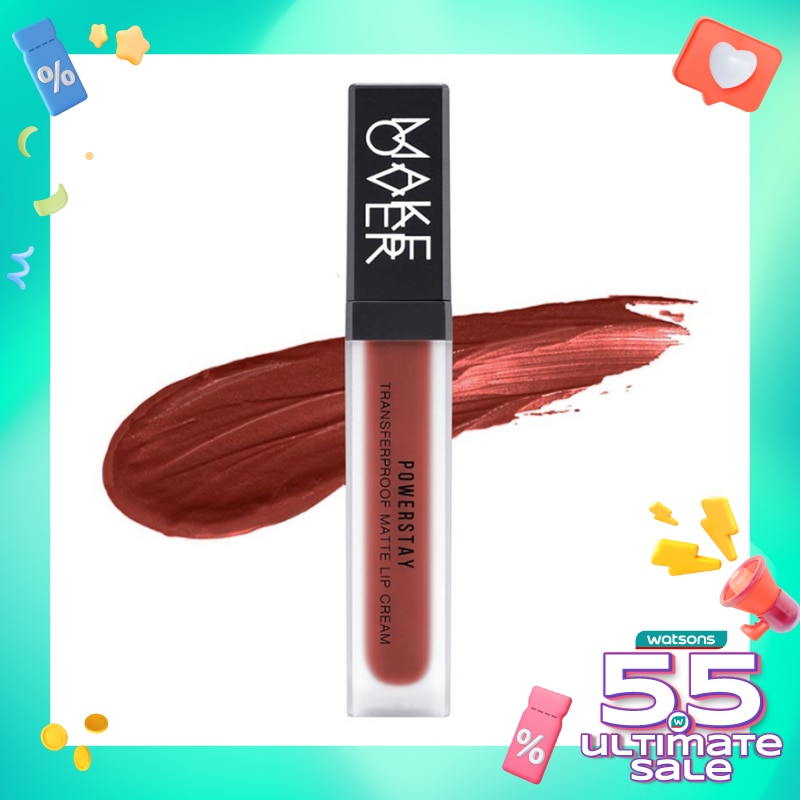 MAKE OVER Make Over Powerstay Transferproof Matte Lip Cream B11 New Rules 7g