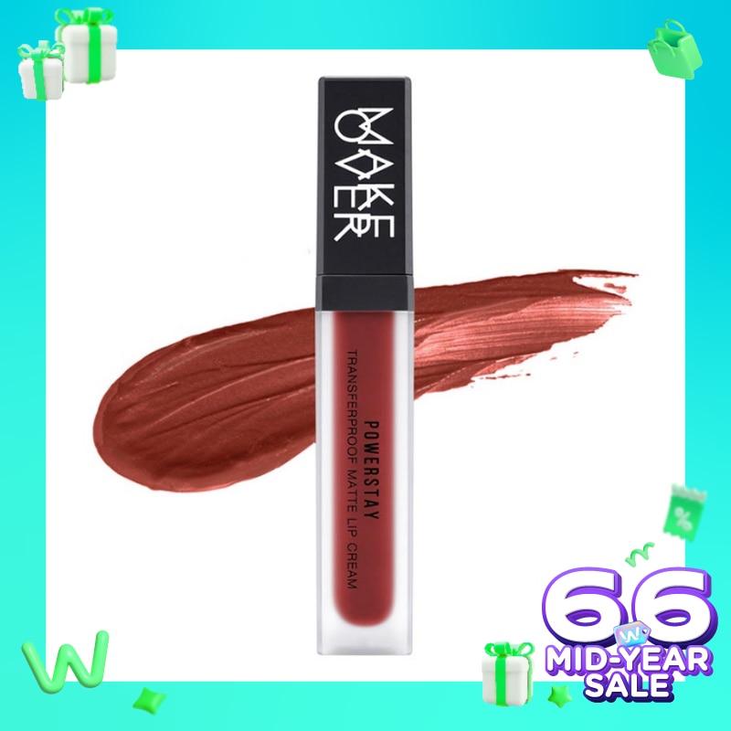 MAKE OVER Make Over Powerstay Transferproof Matte Lip Cream B12 Feisty 7g