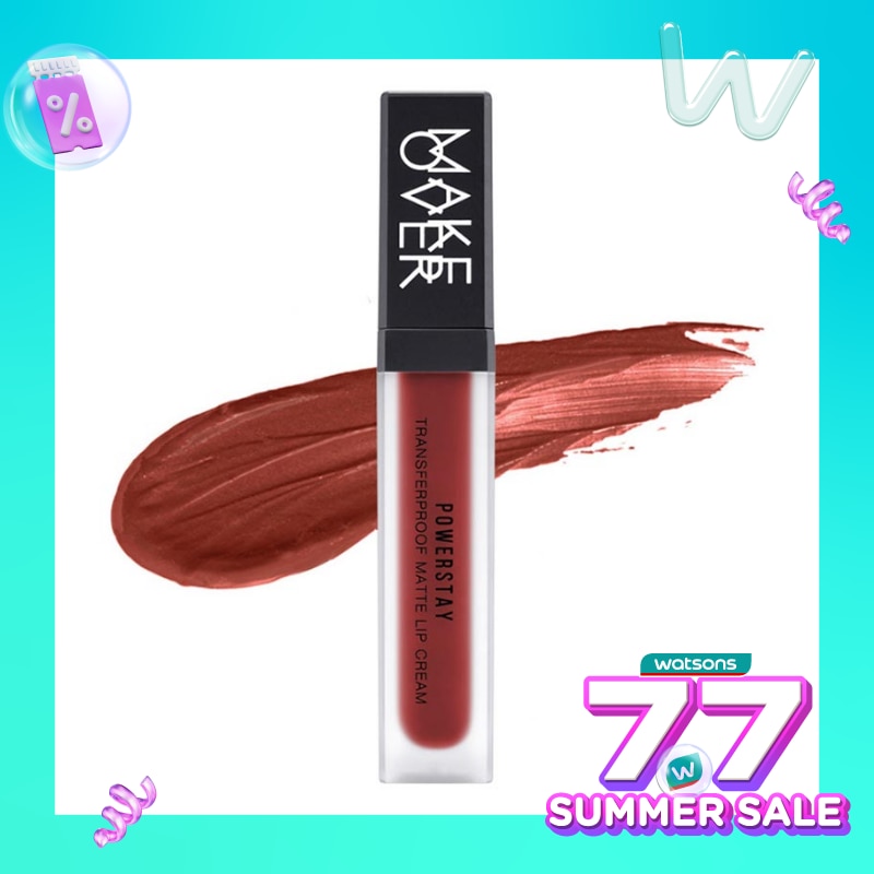 Make Over Powerstay Transferproof Matte Lip Cream B12 Feisty 7g