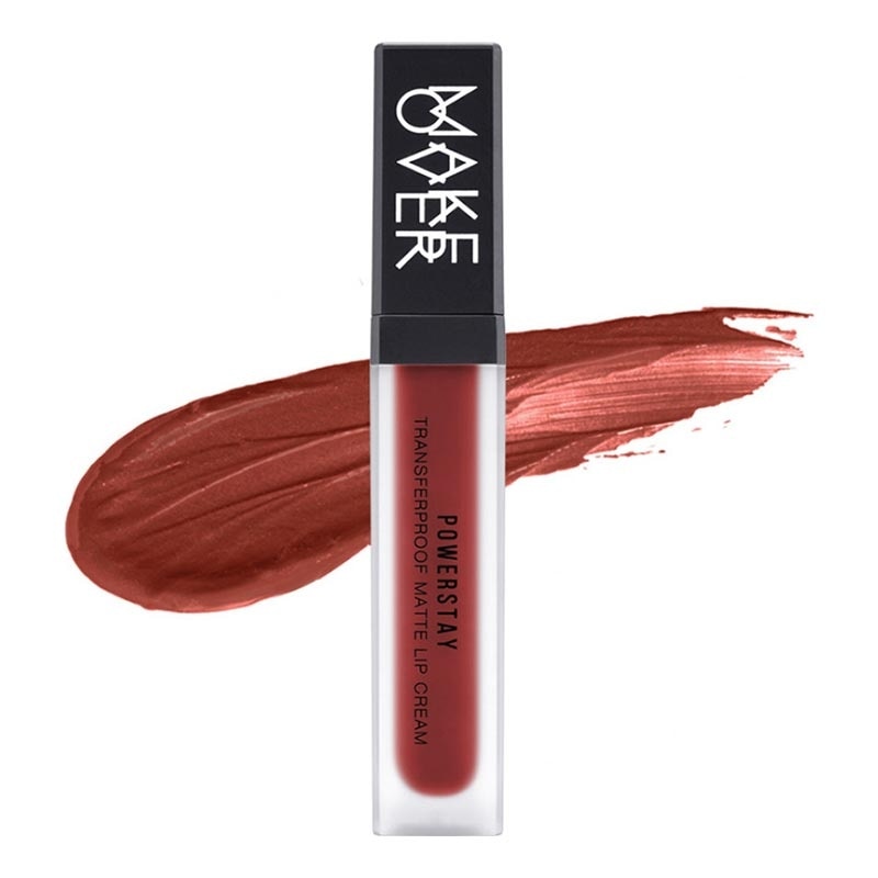 Make Over Powerstay Transferproof Matte Lip Cream B12 Feisty 7g