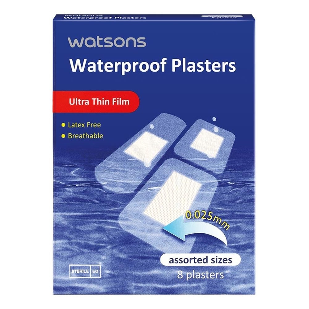 W WATERPROOF ASSORTED PLASTER 8S