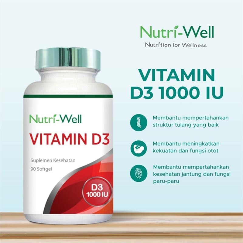 Vitamin D3 1000 IU Softgel 90'S
