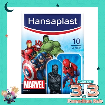 HANSAPLAST Plester Anak Disney Marvel Kids isi 10 P3K Plester Kain