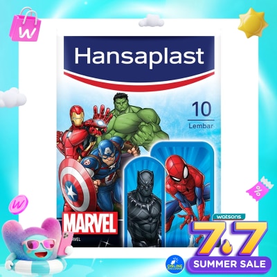 HANSAPLAST - Plester Anak Disney Marvel Kids isi 10 P3K Plester Kain
