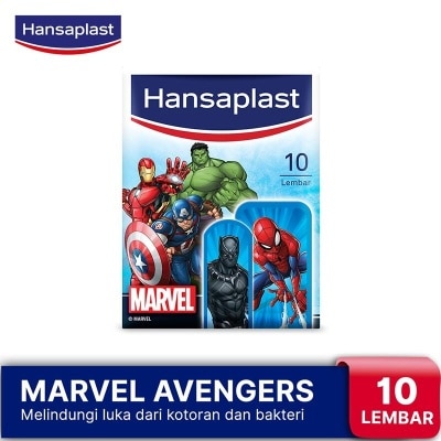 HANSAPLAST Hansaplast Marvel Avengers 10's - Plester dengan Karakter Unik