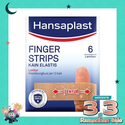 HANSAPLAST Plester Lentur Finger Strips isi 6 P3K Plester Kain Jari