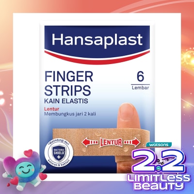 HANSAPLAST Plester Lentur Finger Strips isi 6 P3K Plester Kain Jari