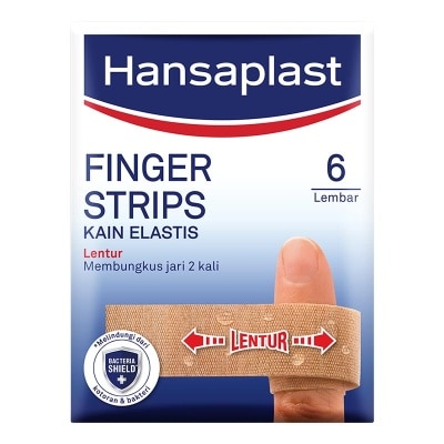 HANSAPLAST Hansaplast Finger Strips 6's - Plester Pelindung Jari dari Lecet