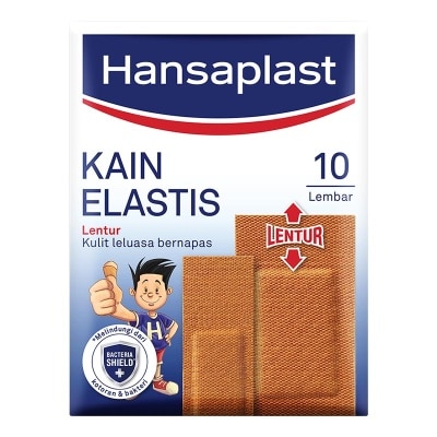 HANSAPLAST Hansaplast Kain Elastis Mix 10s - Plester Lentur Kulit Mudah Bernapas
