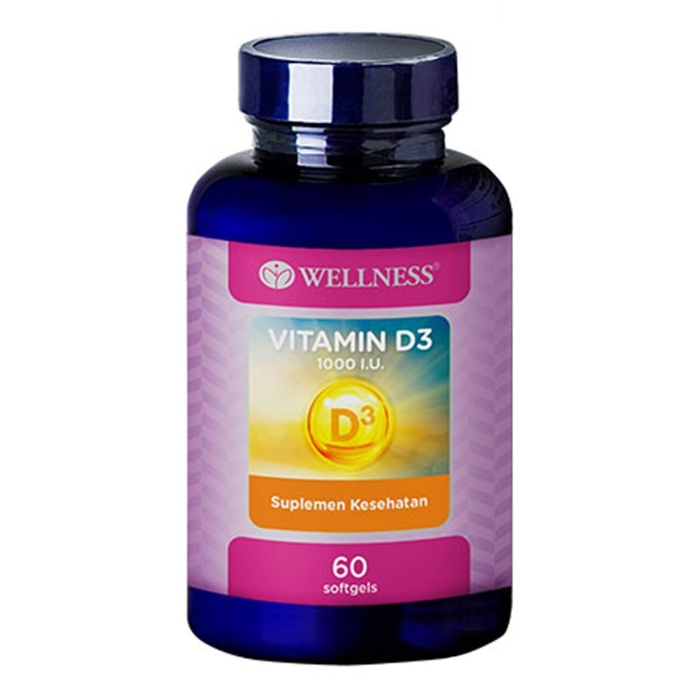 Wellness Vit D3 1000IU 60'S