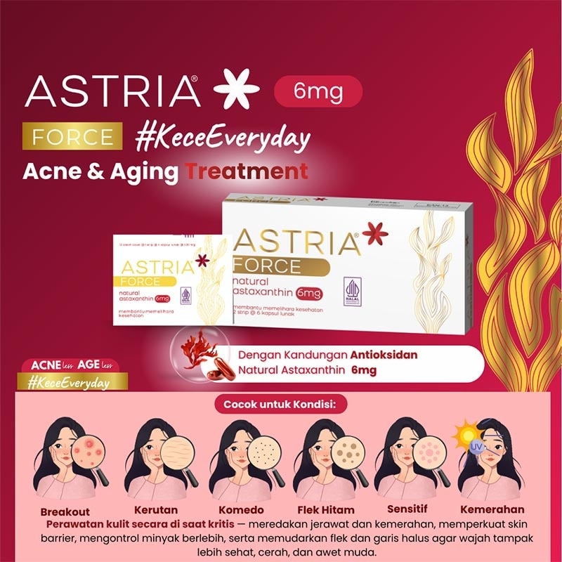 Force Natural Astaxanthin 6mg 12'S (Box) image
