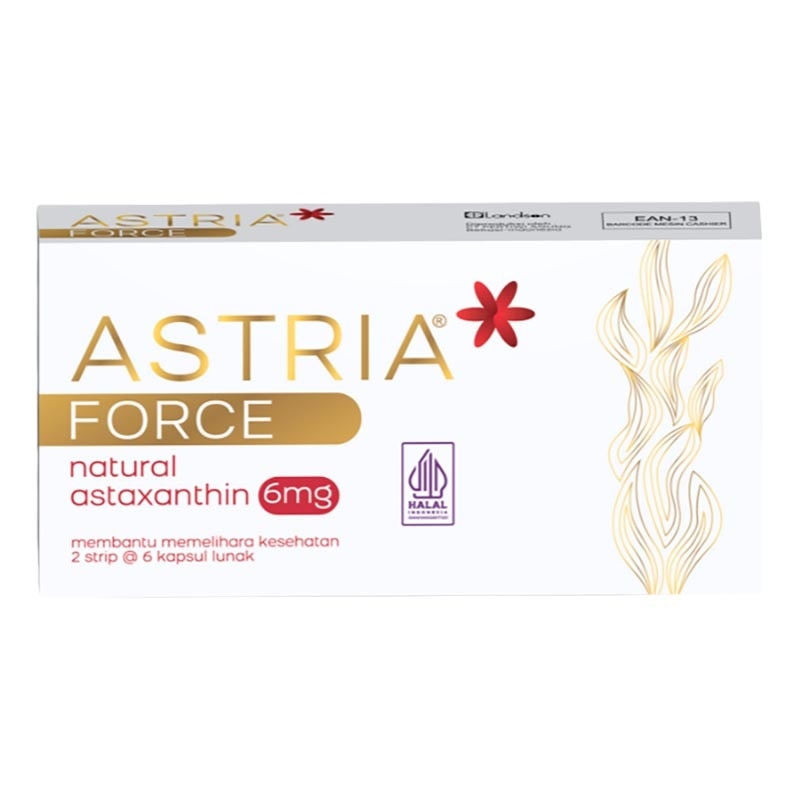 Force Natural Astaxanthin 6mg 12'S (Box) image