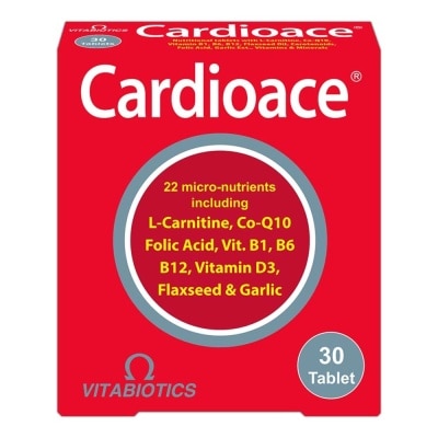 VITABIOTICS Cardioace Suplemen Kesehatan Jantung 30s