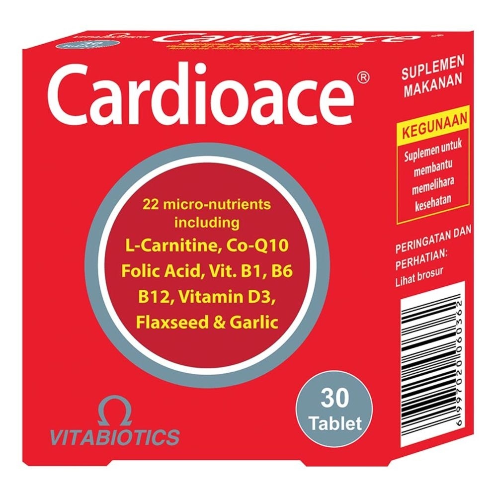 Cardioace Suplemen Kesehatan Jantung 30s