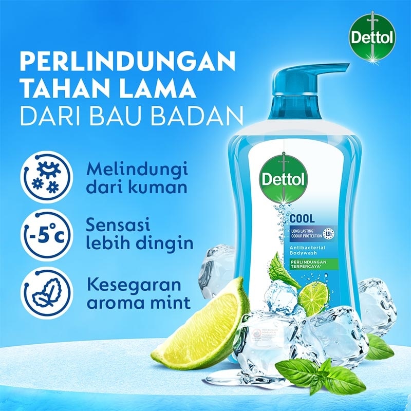 Dettol Body Wash Cool Pouch 800ml