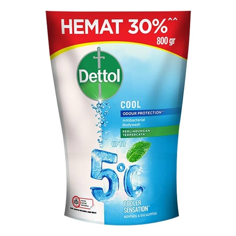 Dettol Body Wash Cool Pouch 800ml