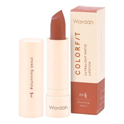 WARDAH Colorfit Ultralight Lipstick 10 Stunning Seoul