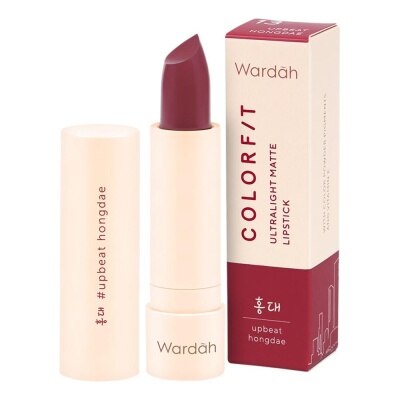 WARDAH Colorfit Ultralight Lipstick 13 Upbeat Hongdae