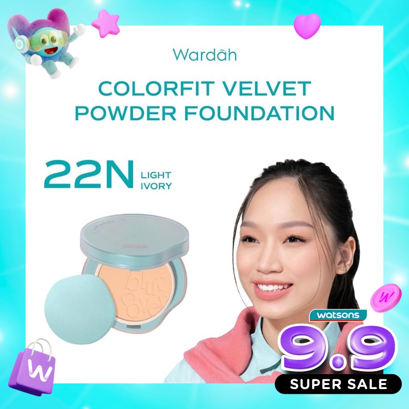 Colorfit Velvet Powder Foundation 22N Light Ivory 11g image