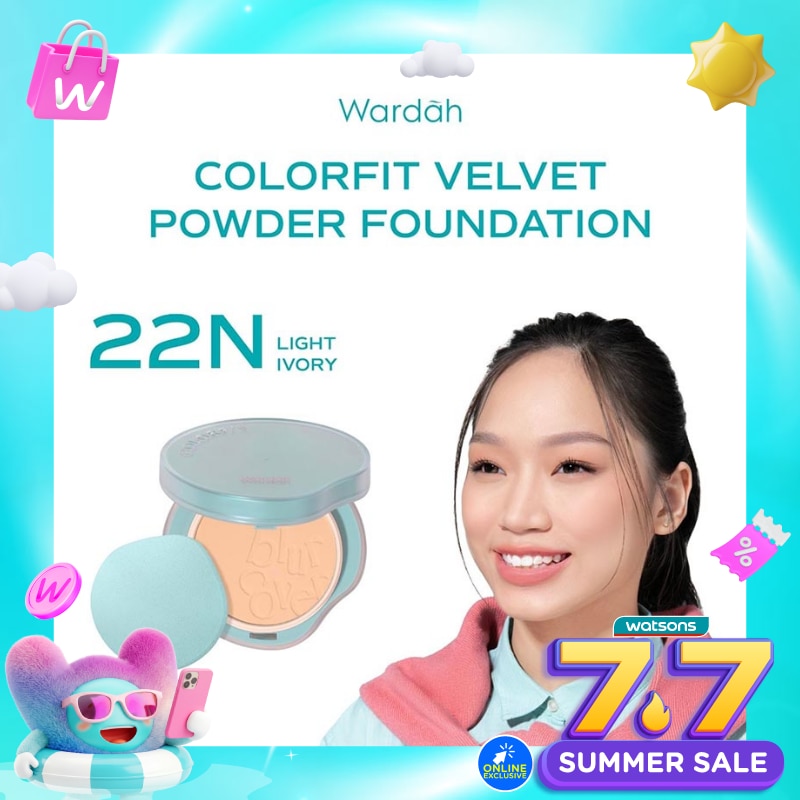 Colorfit Velvet Powder Foundation 22N Light Ivory 11g