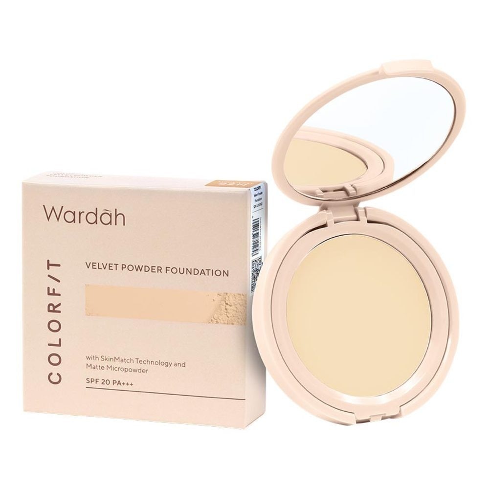 Colorfit Velvet Powder Foundation 22N Light Ivory 11g