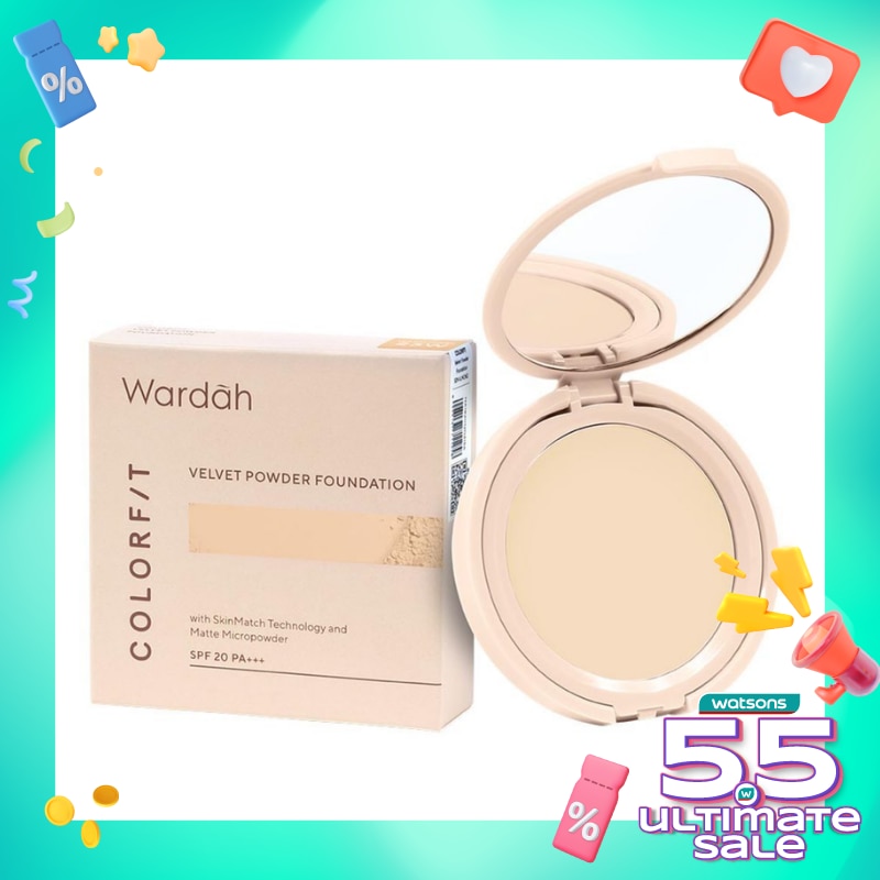 Colorfit Velvet Powder Foundation 23W Warm Ivory 11g