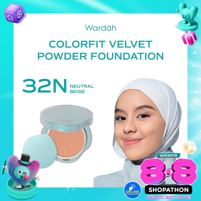 Colorfit Velvet Powder Foundation 32N Neutral Beige 11g image