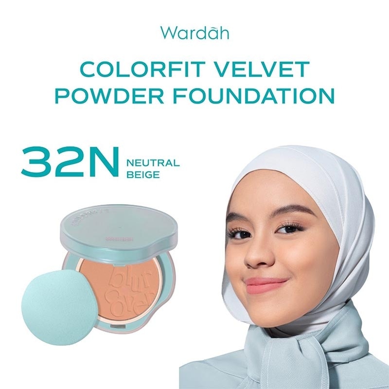Colorfit Velvet Powder Foundation 32N Neutral Beige 11g image