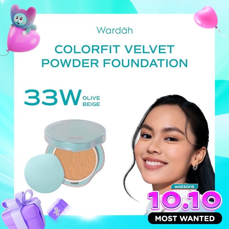 Colorfit Velvet Powder Foundation 33W Olive Beige 11g image