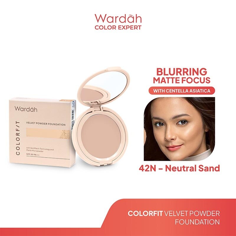 Colorfit Velvet Powder Foundation 42N Neutral Sand 11g