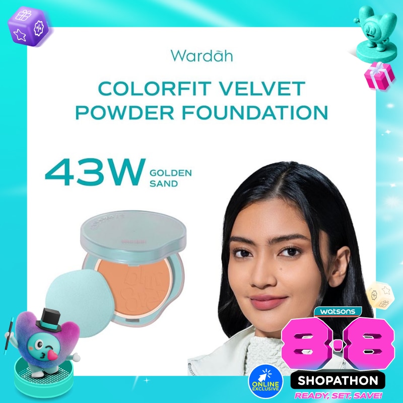 Colorfit Velvet Powder Foundation 43W Golden Sand 11g image