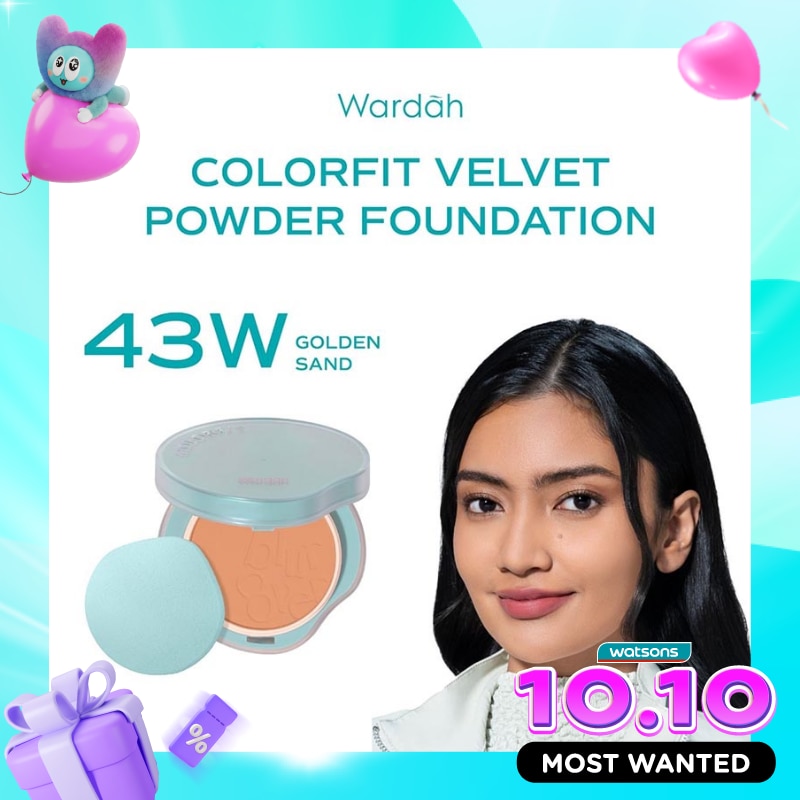 Colorfit Velvet Powder Foundation 43W Golden Sand 11g image