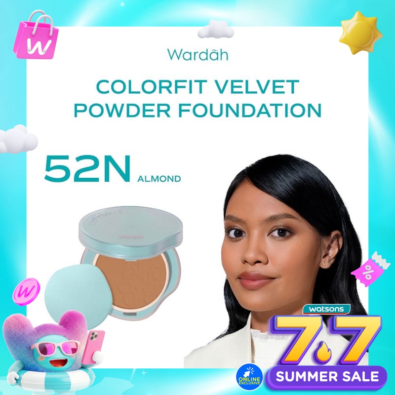 Colorfit Velvet Powder Foundation 52N Almond 11g