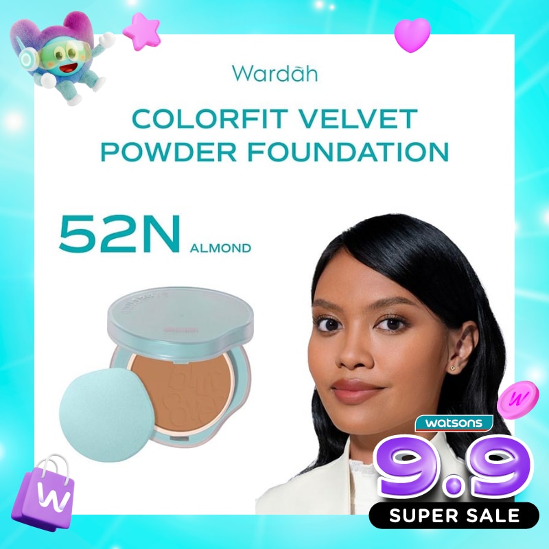 Colorfit Velvet Powder Foundation 52N Almond 11g image