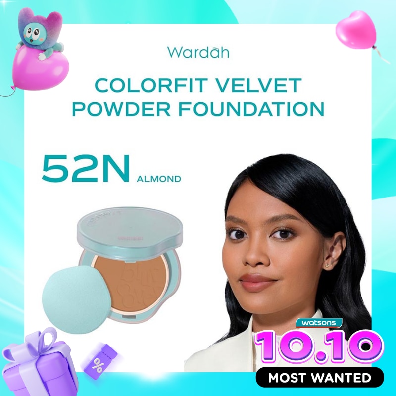 Colorfit Velvet Powder Foundation 52N Almond 11g image