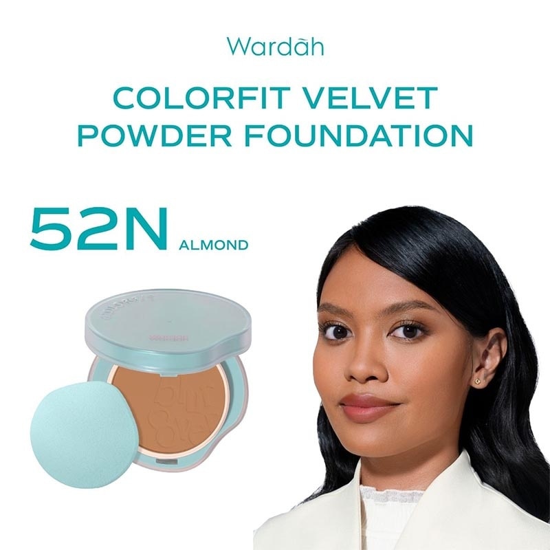Colorfit Velvet Powder Foundation 52N Almond 11g