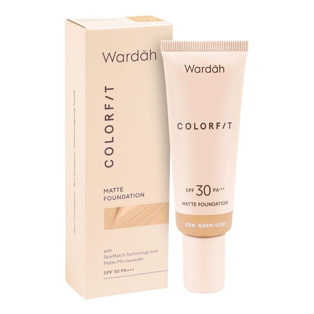 Colorfit Matte Foundation 23W Warm Ivory 25ml